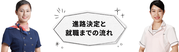 進路決定と就職までの流れ