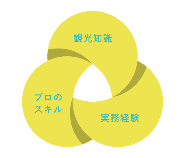 観光知識 実務経験 プロのスキル