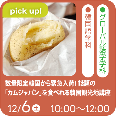 数量限定韓国から緊急入荷！話題の「カムジャパン」を食べれる韓国観光地講座