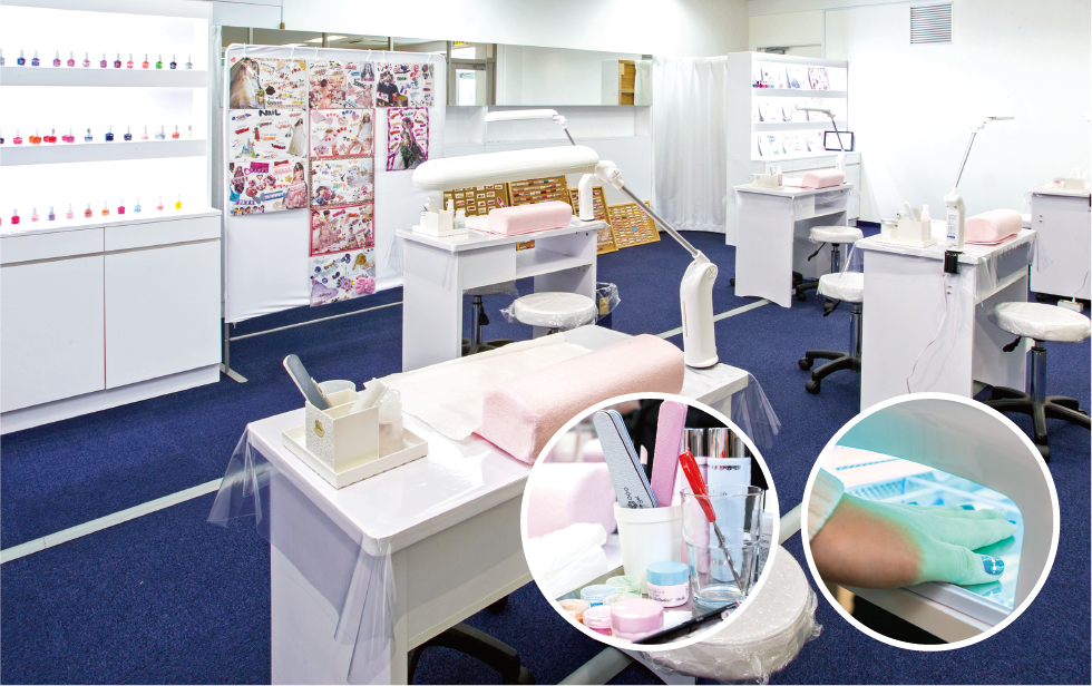 ネイル実習室（Nails’ DAIKAN）
