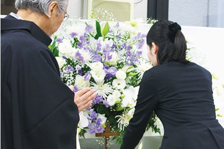 メモリアルフラワー実習エリア