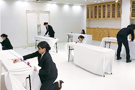 実技演習を繰り返し実施